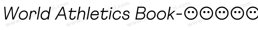 World Athletics Book字体转换